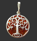 Amber Crystal Tree of Life Pendant (Small) | Crystal Jewellery | Crystal Pendants