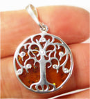 Amber Crystal Tree of Life Pendant (Small) | Crystal Jewellery | Crystal Pendants
