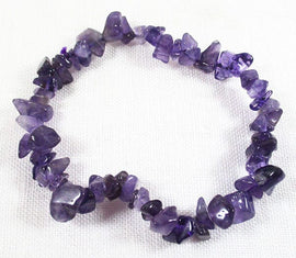 Amethyst Chip Bracelet | Crystal Jewellery | Gemstone Bracelets