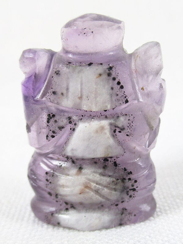 Amethyst Mini Ganesha - Crystal Carvings > Hand Carved Buddhas