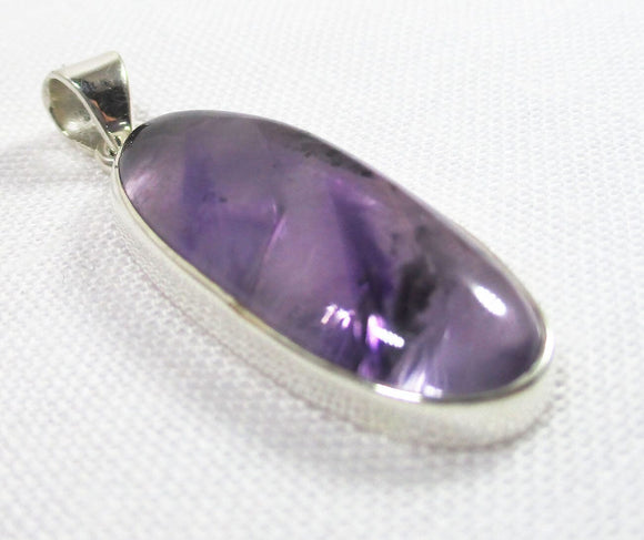 Amethyst Oval Pendant | Crystal Jewellery | Crystal Pendants
