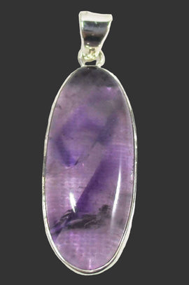 Amethyst Oval Pendant | Crystal Jewellery | Crystal Pendants