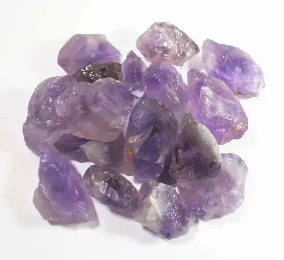 Amethyst rough chunk small natural crystals raw crystal chunks