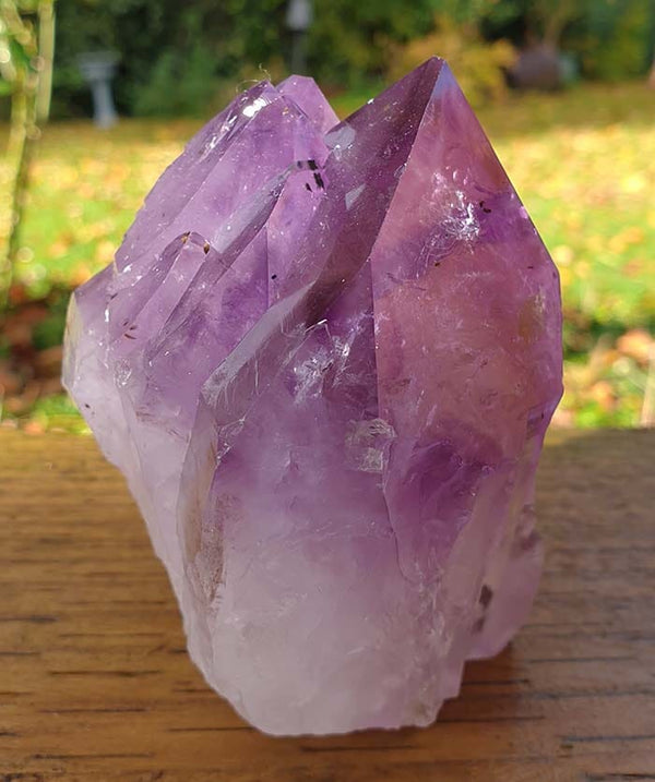 Amethyst Standing Natural Point Cluster - 1