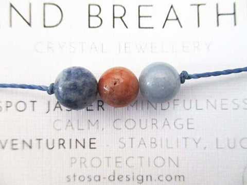 And Breathe Friendship Bracelet REDUCED Crystal Jewellery > Gemstone Bracelets