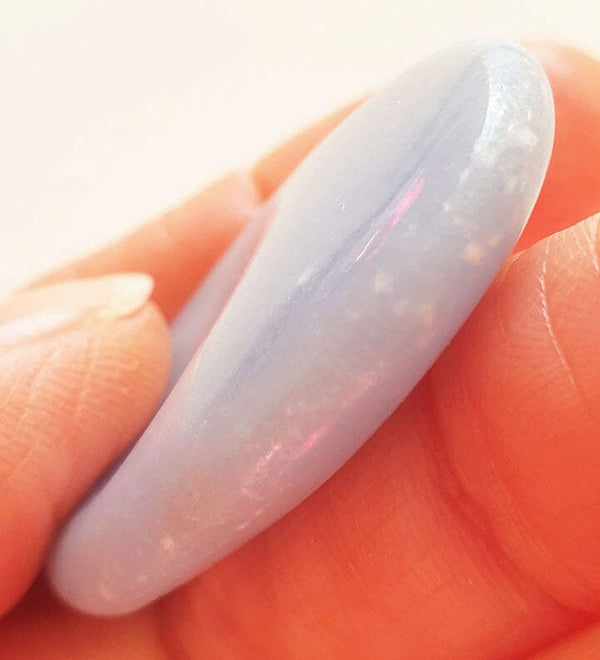 Angelite Thumb Stone - 3