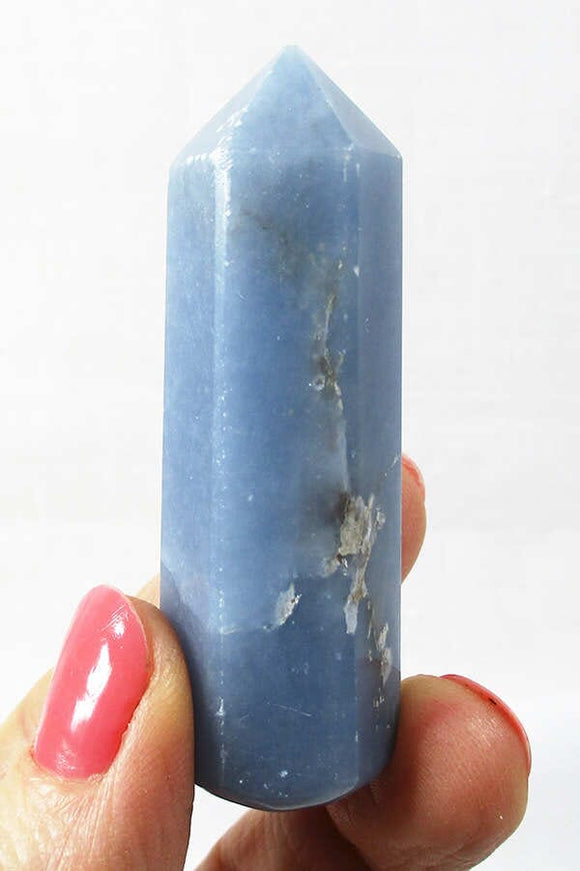 Angelite Healing Crystal Wand | Dowsing | Crystal Healing Wands