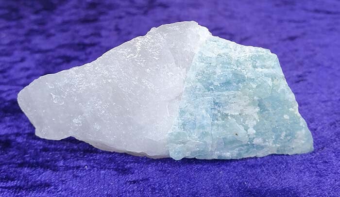 Aquamarine Quartz Chunk Natural Crystals > Raw Crystal Chunks