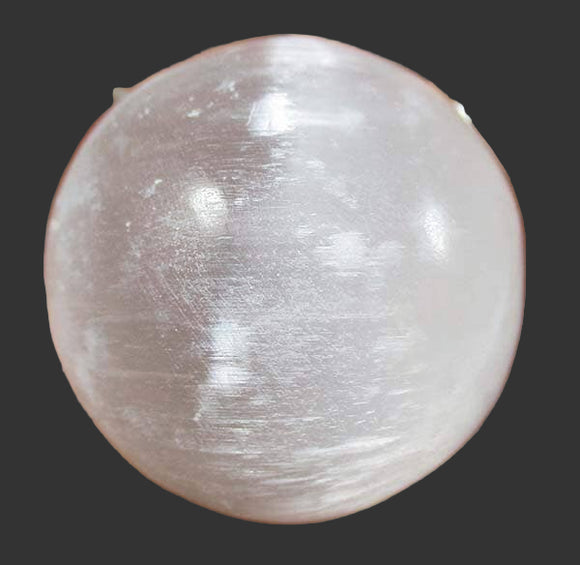 B Grade Selenite Sphere (Medium) | Crystal Carvings | Polished Crystal Spheres