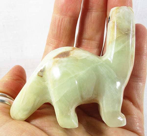 Banded Onyx Tyrannosaurus (Large) - Crystal Carvings > Carved Crystal Animals