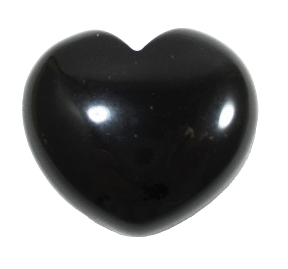 Black Obsidain Heart | Crystal Carvings | Polished Crystal Hearts