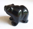 Black Obsidan Bear | Crystal Carvings | Carved Crystal Animals