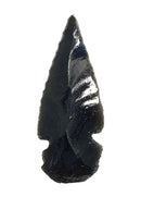 Black Obsidian Crystal Arrowhead | Cut & Polished Crystals | Crystal Obelisks & Natural Points