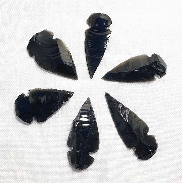 Black Obsidian Arrowhead - 1