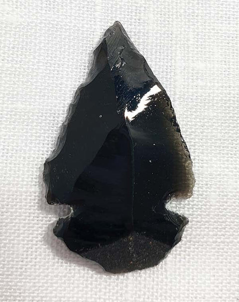 Black Obsidian Arrowhead Cut & Polished Crystals > Crystal Obelisks & Natural Points