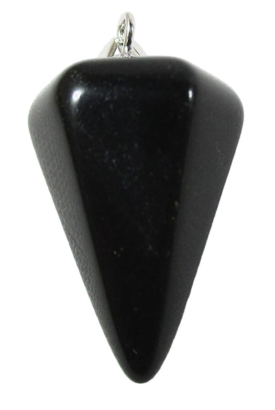 Black Obsidian Pendulum Pendant | Crystal Jewellery | Crystal Pendants