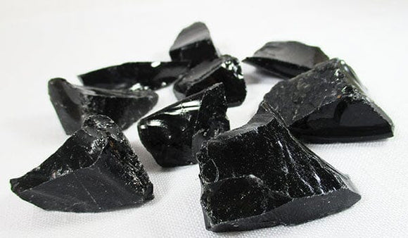 Black Obsidian Crystal Rough Chunk (Small) | Natural Crystals | Raw Crystal Chunks