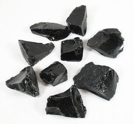 Black Obsidian Crystal Rough Chunk (Small) | Natural Crystals | Raw Crystal Chunks