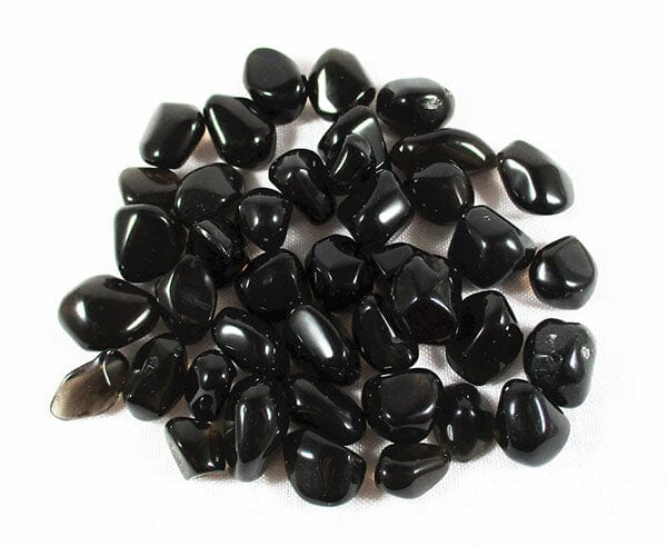 Black Onyx Tumble Stones (x3) Cut & Polished Crystals > Polished Crystal Tumble Stones