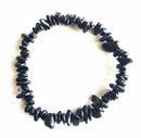 Black Tourmaline Chip Bracelet | Crystal Jewellery | Gemstone Bracelets