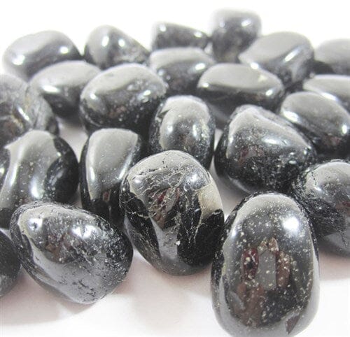 Black Tourmaline Tumble Stones Rough(x3) - Cut & Polished Crystals > Polished Crystal Tumble Stones