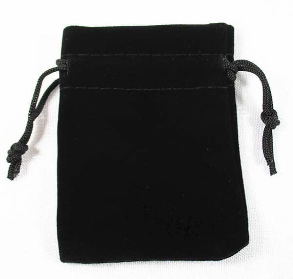 Black Velvet Pouch 5.5cm x 6.5cm | Gift Boxes & Pouches