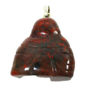 Bloodstone Buddha Pendant | Crystal Jewellery | Crystal Pendants