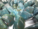 Bloodstone Healing Crystal Rough Tumble Chips (x3) | Cut & Polished Crystals | Polished Crystal Tumble Stones