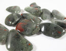 Bloodstone Healing Crystal Tumble Stones Flat (x3) | Cut & Polished Crystals | Polished Crystal Tumble Stones