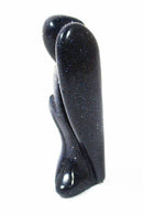 Blue Goldstone Crystal Guardian Angel (Large) | Crystal Carvings | Crystal Angels