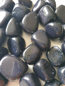 Blue Goldstone Tumble Stones  B Grade (x3) | Cut & Polished Crystals | Polished Crystal Tumble Stones