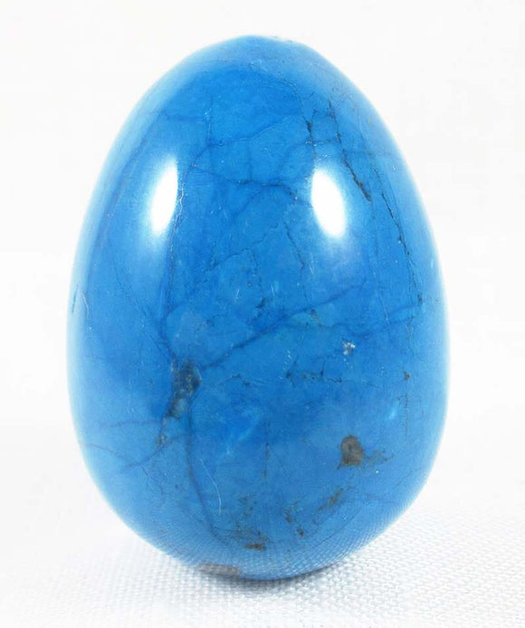 Blue Howlite Egg | Crystal Carvings | Polished Crystal Eggs