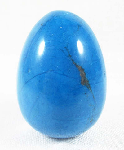 Blue Howlite Egg | Crystal Carvings | Polished Crystal Eggs
