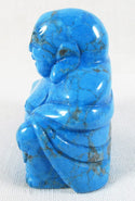Blue Howlite Happiness Buddha - 2