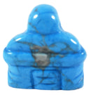 Blue Howlite Happiness Buddha | Crystal Carvings | Hand Carved Buddhas