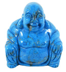 Blue Howlite Healing Crystal Buddha | Crystal Carvings | Hand Carved Buddhas