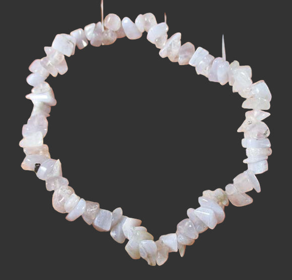 Blue Lace Chip Bracelet | Crystal Jewellery | Gemstone Bracelets