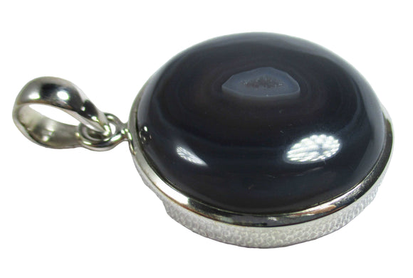 Botswana Agate Round Pendant | Crystal Jewellery | Crystal Pendants