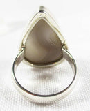 Stripey Agate Healing Crystal Ring (Size O) | Crystal Jewellery | Gemstone Rings