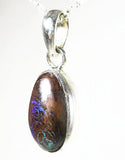 Boulder Opal Silver Pendant (Small) - 2