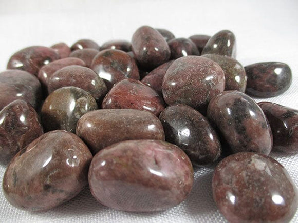 Brown Rhodonite Tumble Stones Low Grade Small (x3) | Cut & Polished Crystals | Polished Crystal Tumble Stones