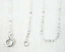 Cable Silver Chain 16" Fine | Chains & Neck Cords