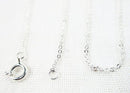 Cable Silver Chain 16" Fine | Chains & Neck Cords
