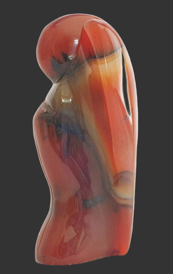 Carnelian Guardian Angel X Large | Crystal Carvings | Crystal Angels