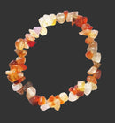 Carnelian Chip Bracelet | Crystal Jewellery | Gemstone Bracelets