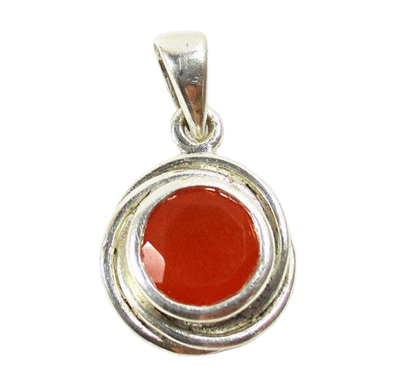 Carnelian Crystal Pendant (Small) | Crystal Jewellery | Crystal Pendants