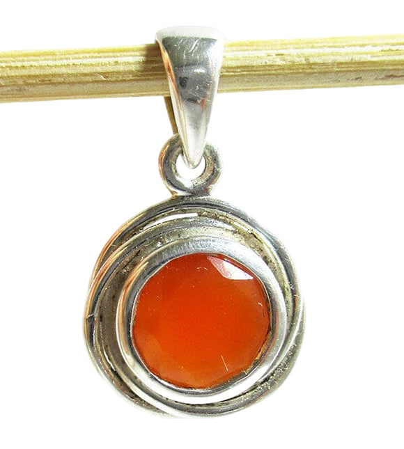 Carnelian Crystal Pendant (Small) | Crystal Jewellery | Crystal Pendants