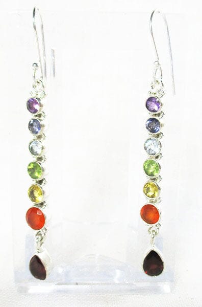 Chakra Earrings - Crystal Jewellery > Gemstone Earrings