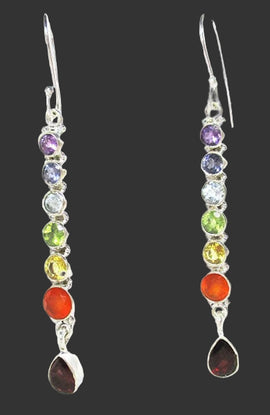Chakra Earrings | Crystal Jewellery | Gemstone Earrings