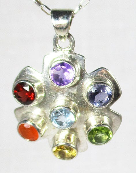 Chakra Gemstone Pendant - Crystal Jewellery > Crystal Pendants